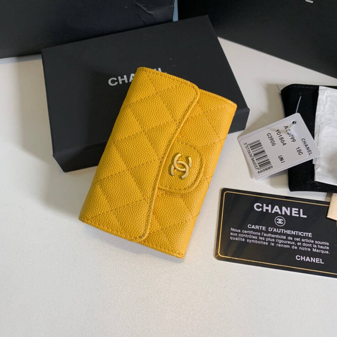 Chanel Caviar Classic Card Holder A80799