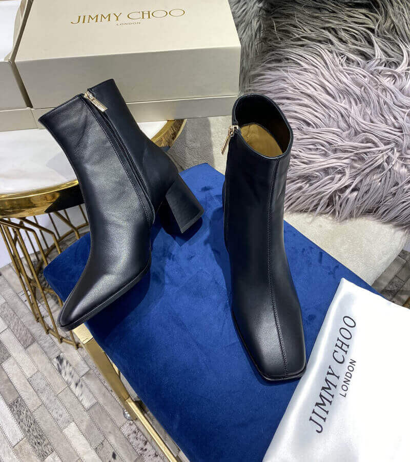 Jimmy Choo Bryelle 65 Leather Ankle Boots J172