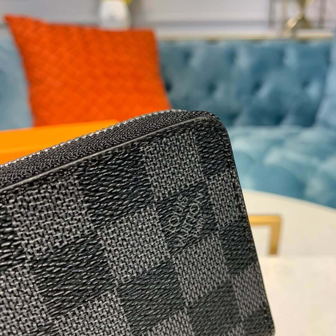 Louis Vuitton Damier Graphite Zippy Coin Purse N60067