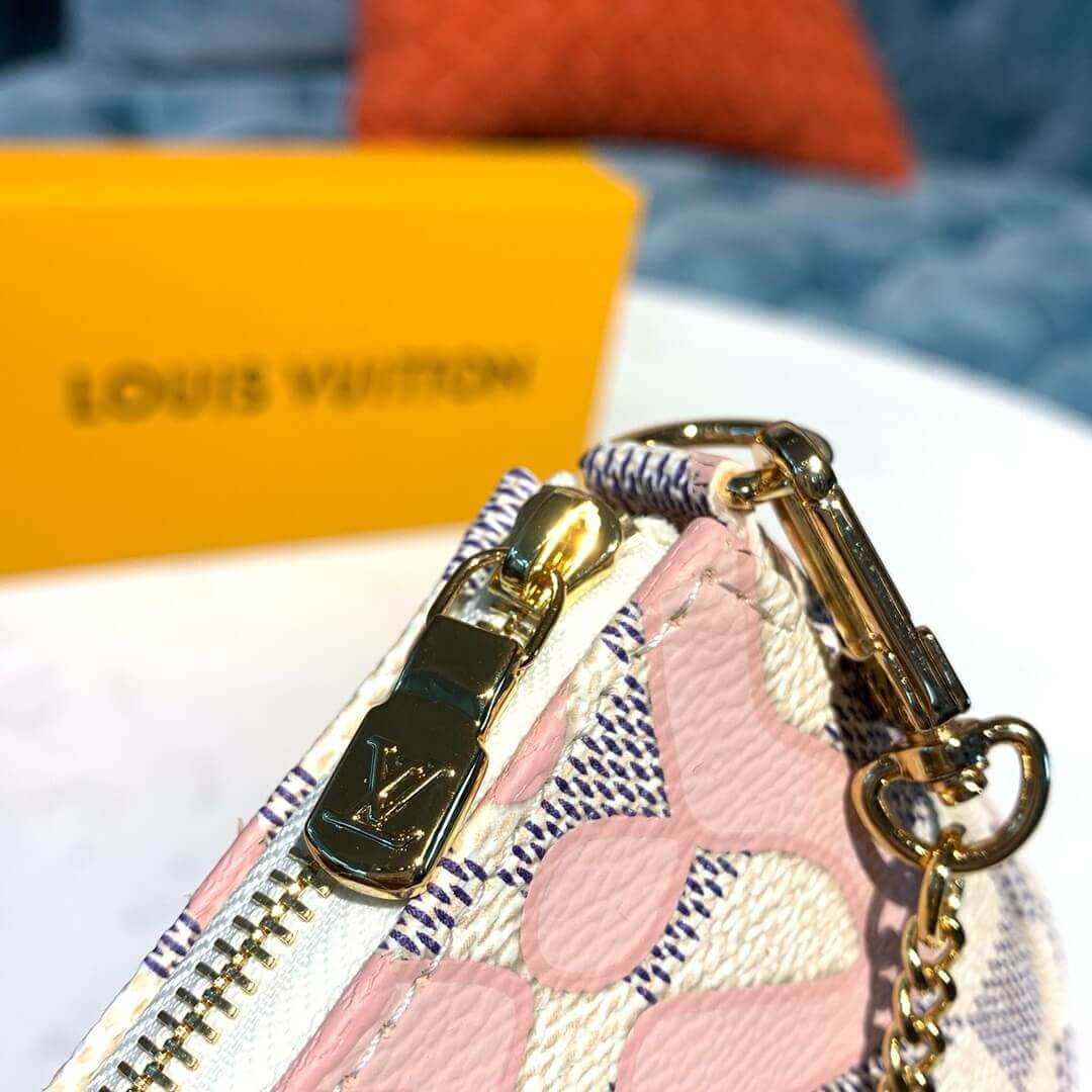 Louis Vuitton Damier Azur Canvas Mini Pochette Accessoires N60051