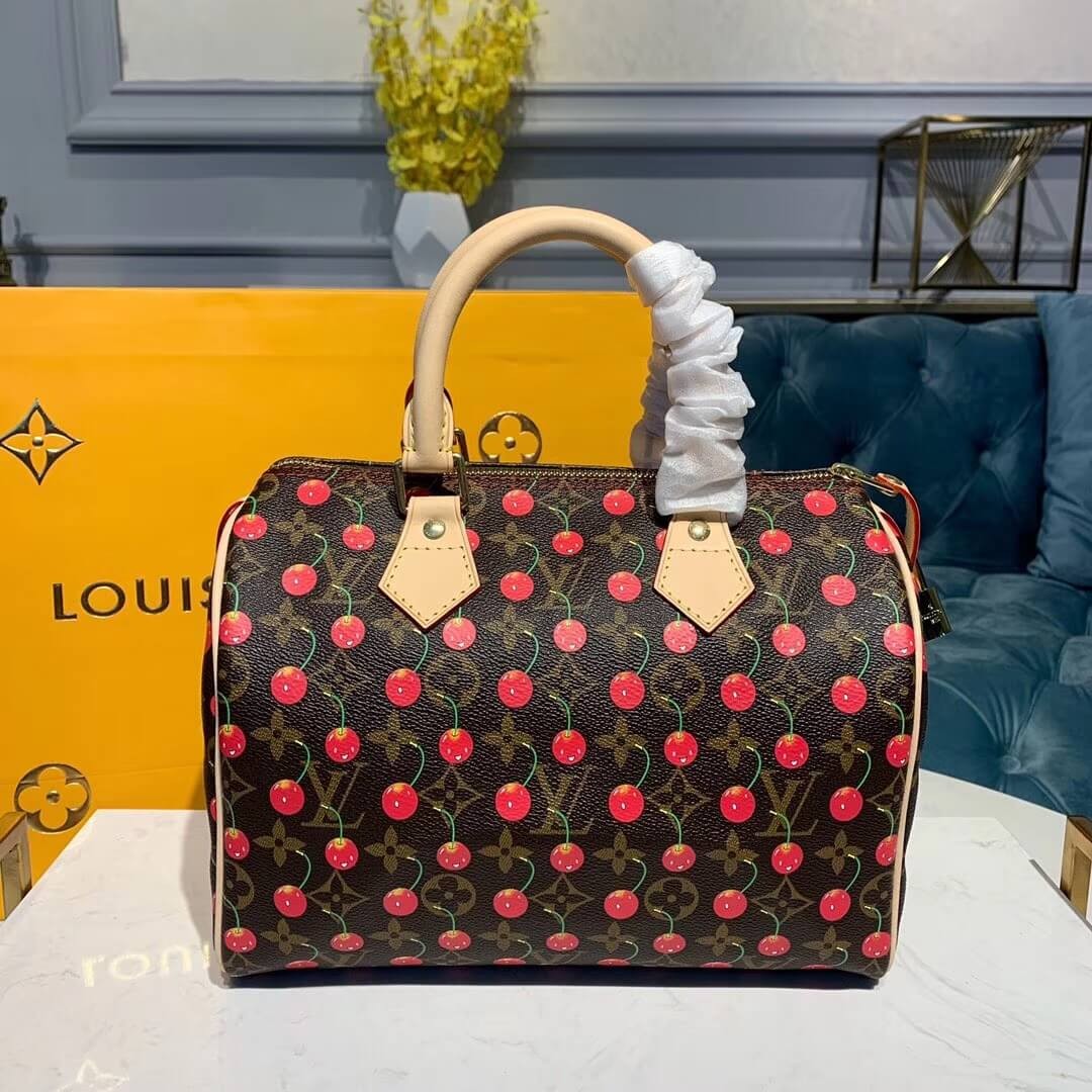 Louis Vuitton Monogram Cerises Speedy 25 M41108