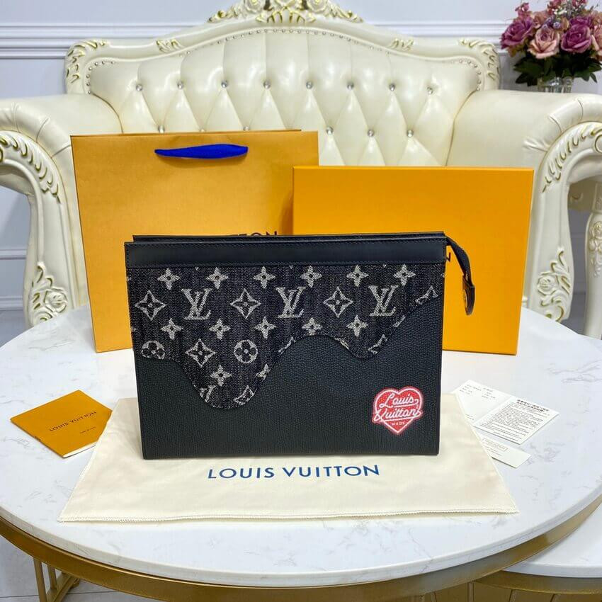 Louis Vuitton x Nigo Pochette Voyage MM M45961 Black
