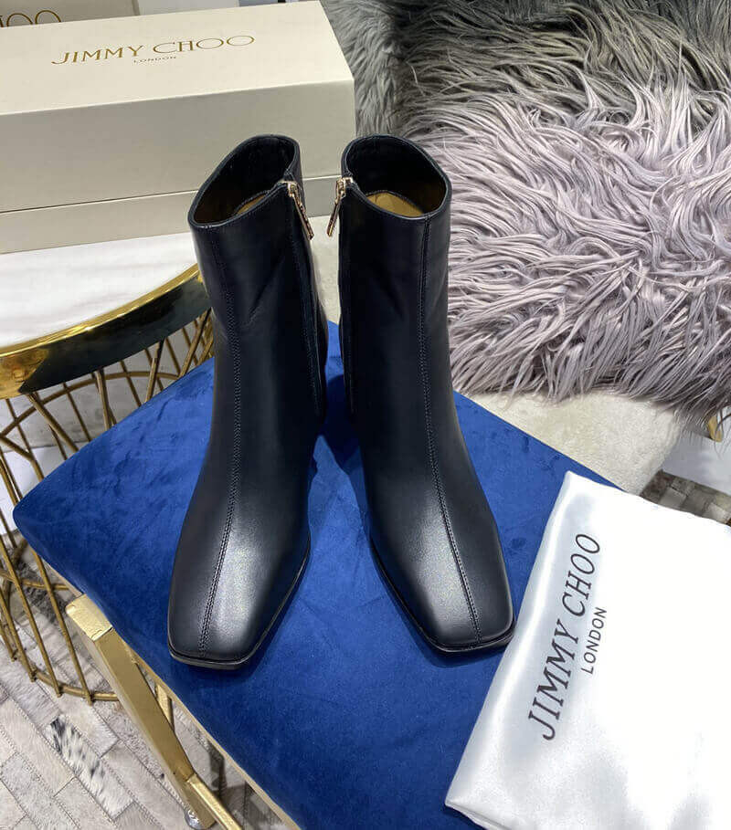 Jimmy Choo Bryelle 65 Leather Ankle Boots J172