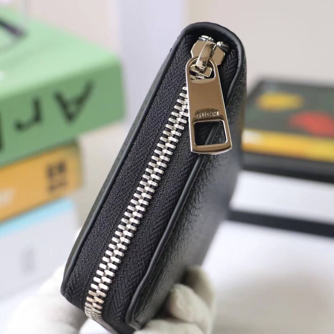 Gucci Leather Zip Around Wallet 473928