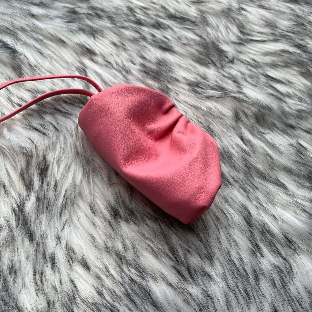 Bottega Veneta The Pouch Mini Leather Clutch 1364361