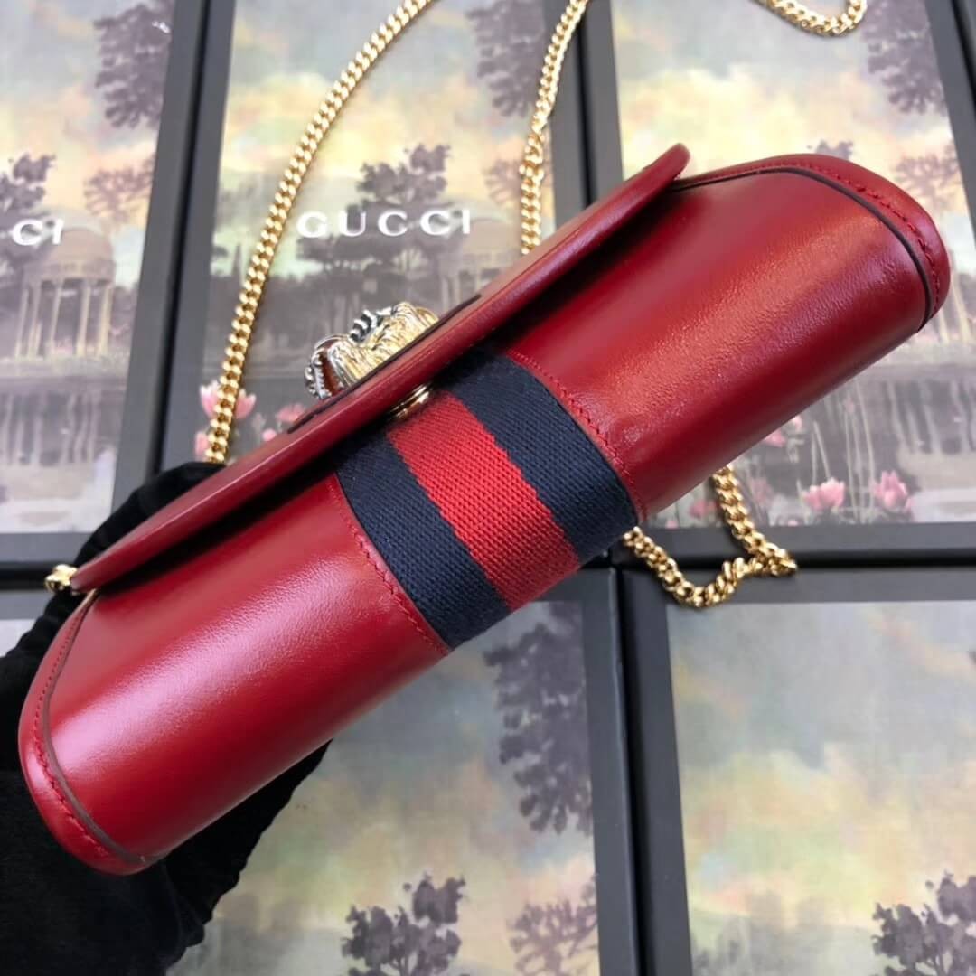 Gucci Smooth Leather Rajah Mini Bag 573797