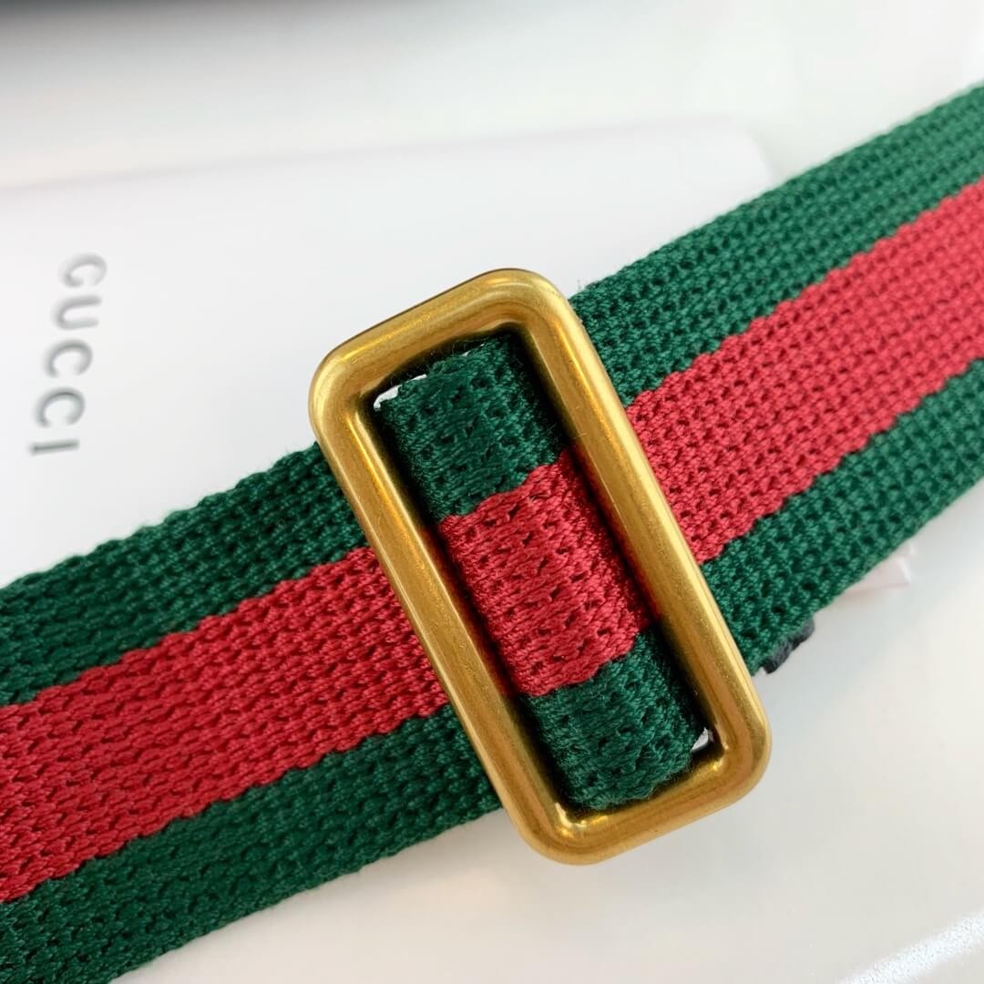 Gucci Print Leather Belt Bag 493869