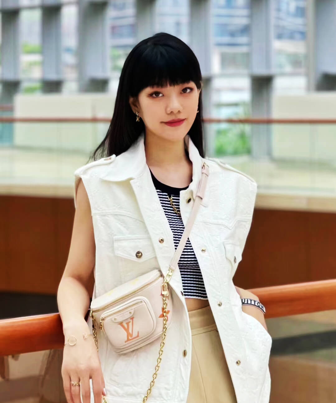 Louis Vuitton Monogram Empreinte Mini Bumbag M82208