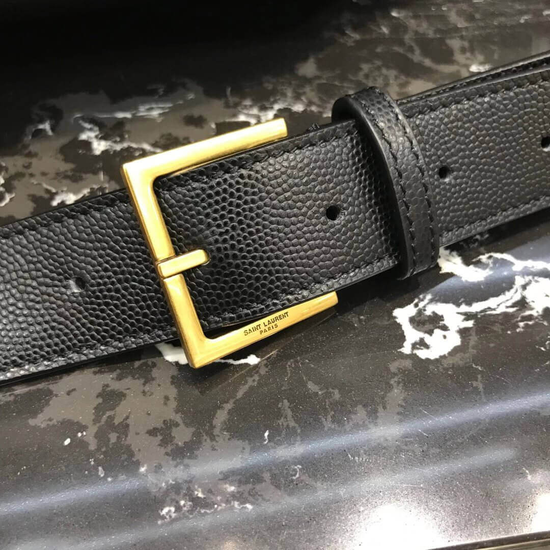 Saint Laurent YSL Classic Monogram Belt Bag In Grain Leather 569737