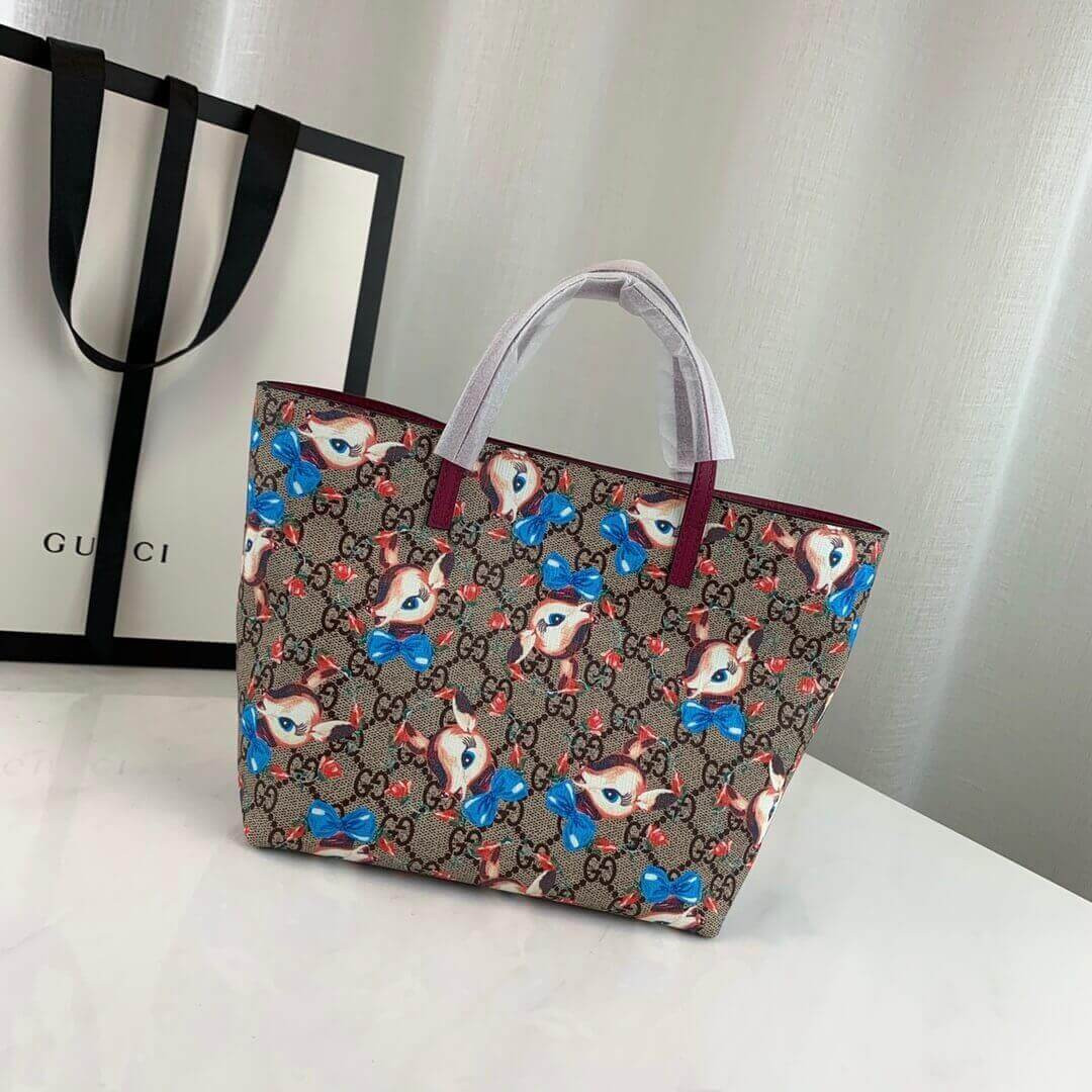 Gucci Childrens GG Deer Tote 410812