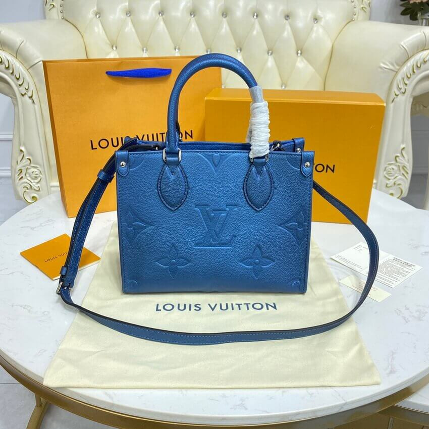 Louis Vuitton Onthego PM M58956 Navy Nacre