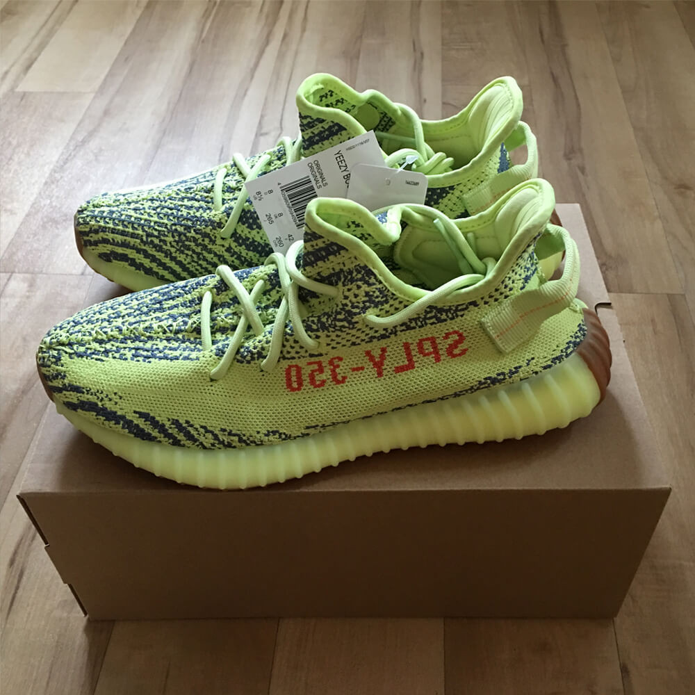 Adidas Yeezy Boost 350 V2 Semi Frozen Yellow AH2205