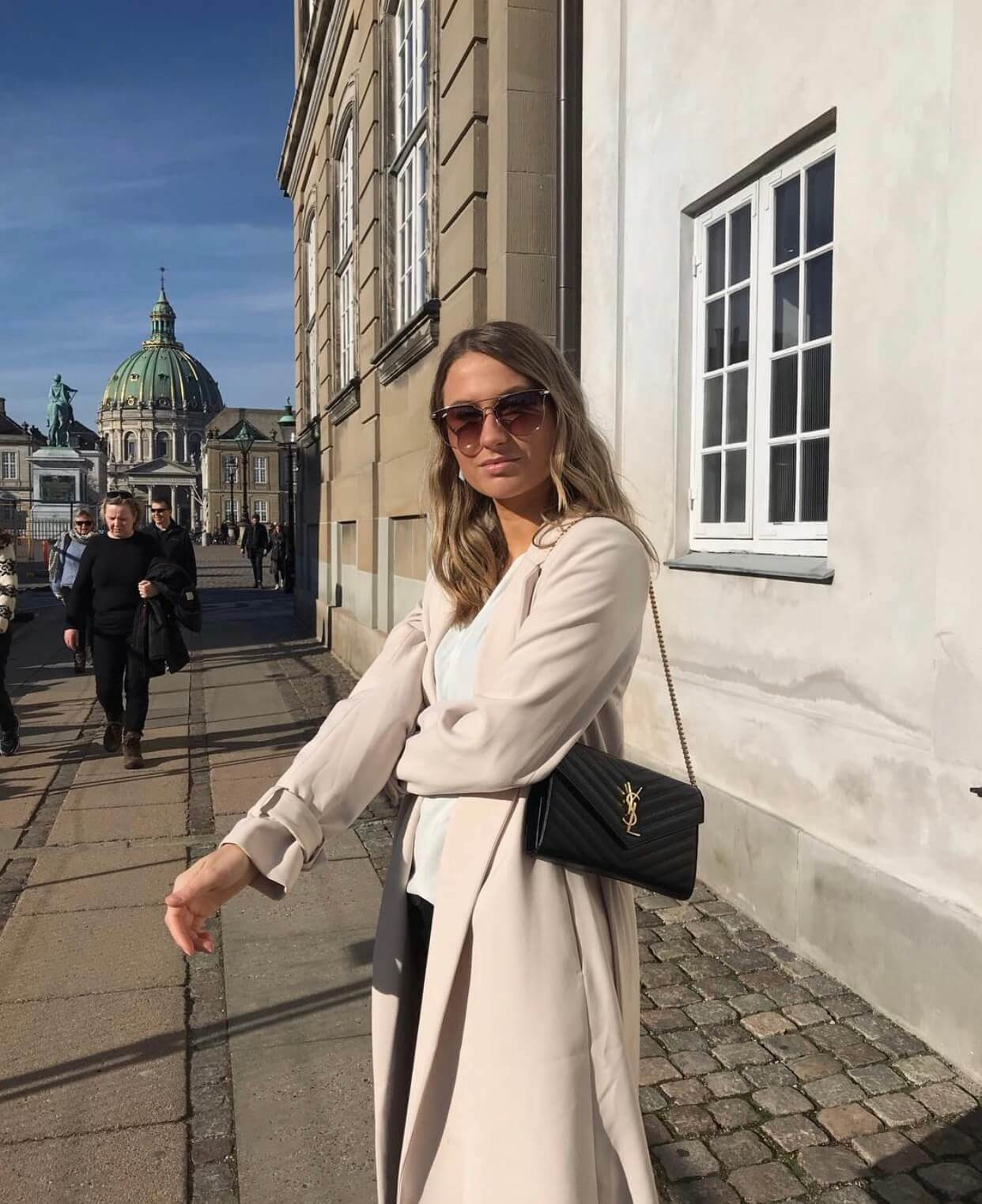 Saint Laurent Monogram Envelope Chain Wallet 377828