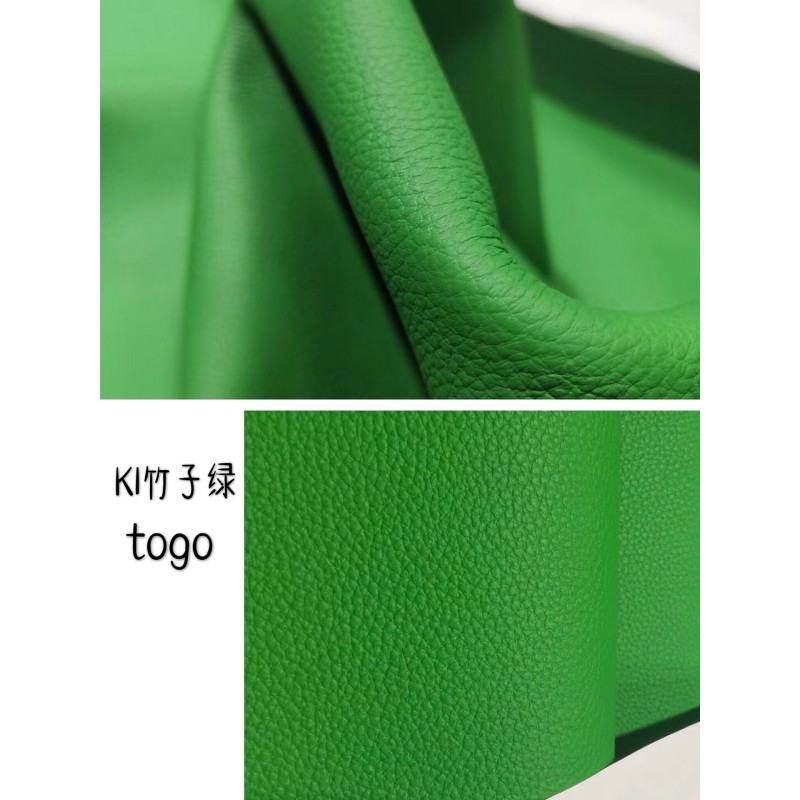 Hermes makes exclusive leather Togo calfskin: Green
