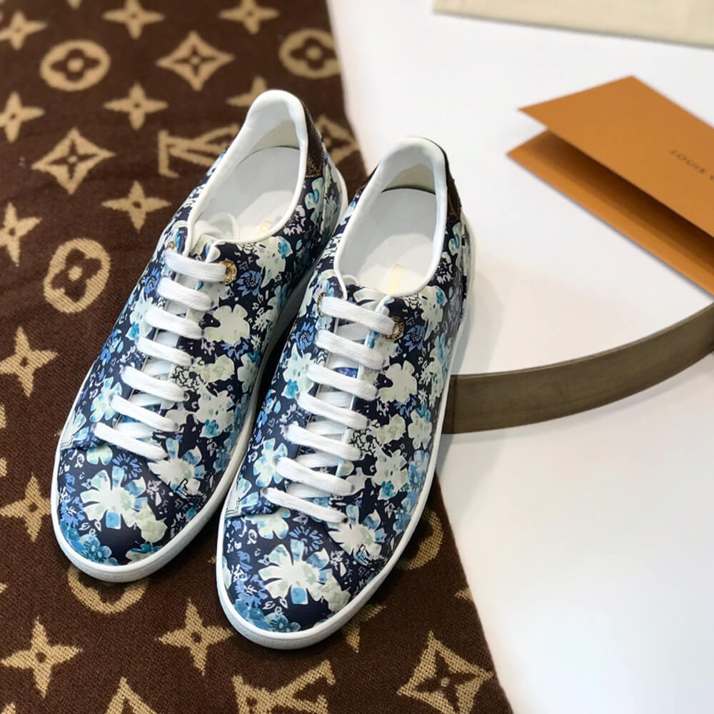 Louis Vuitton Leather Printed Frontrow Sneaker 1A5N7W