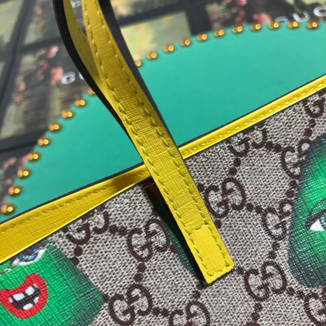 Gucci Childrens GG Smiling Plants Tote 410812