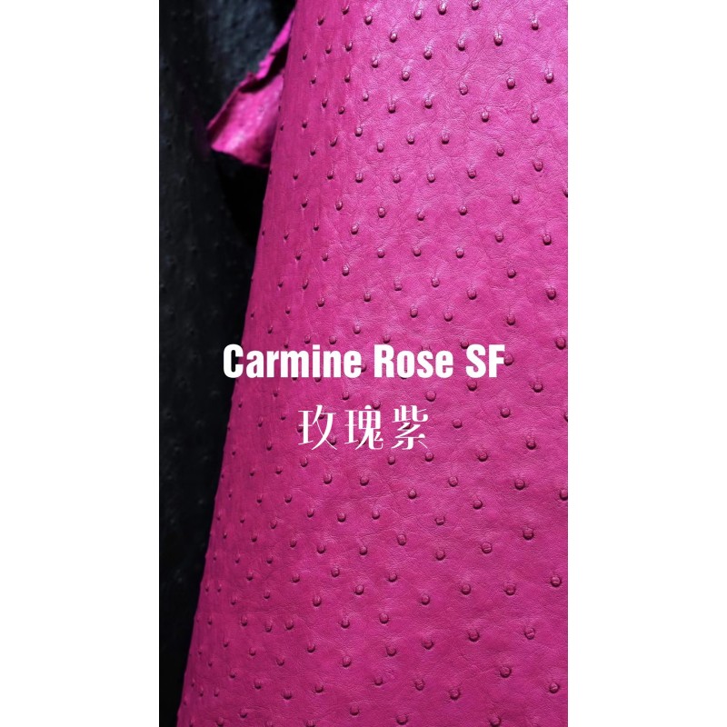 Hermes production of exclusive leather contact customer service custom South African wild ostrich skin: L3 Rose Purple