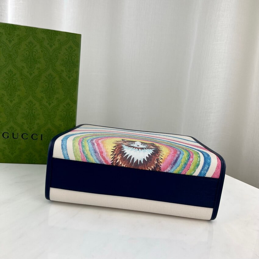 Gucci Tote Bag Cat Print 605614