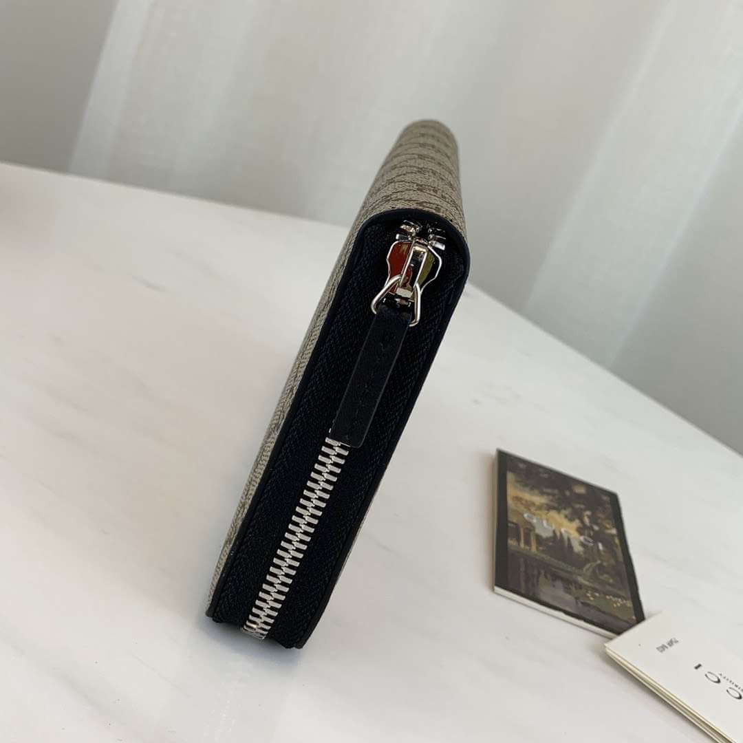 Gucci GG Supreme Zip Around Wallet 233194