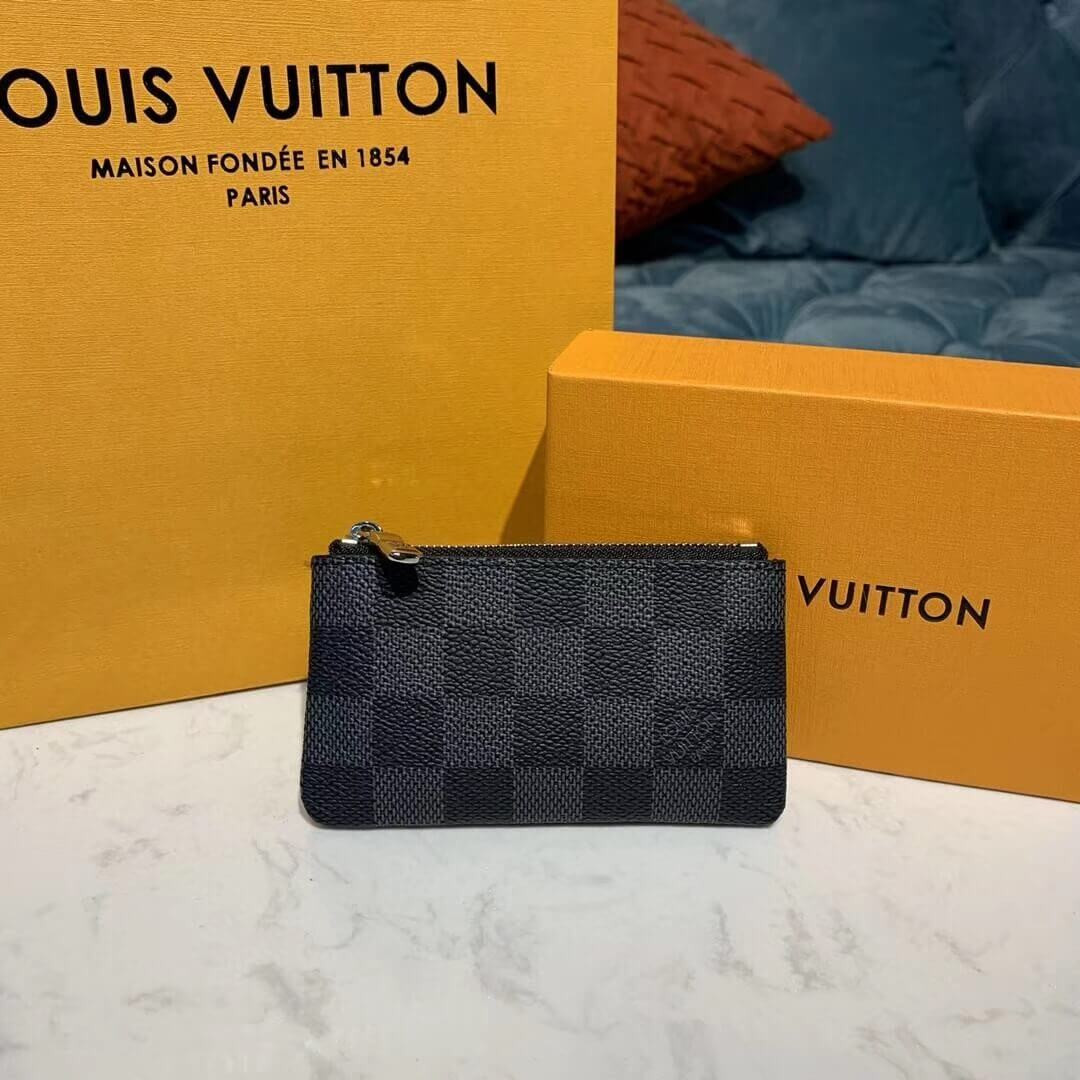 Louis Vuitton Damier Graphite Key Pouch M62650