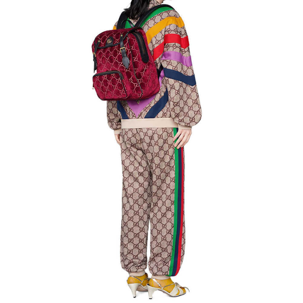 Gucci Small GG Velvet Backpack 574942