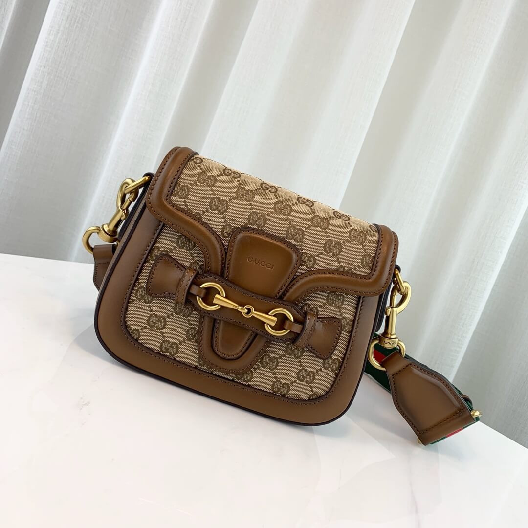 Gucci Lady Web Original GG Shoulder Bag 384821