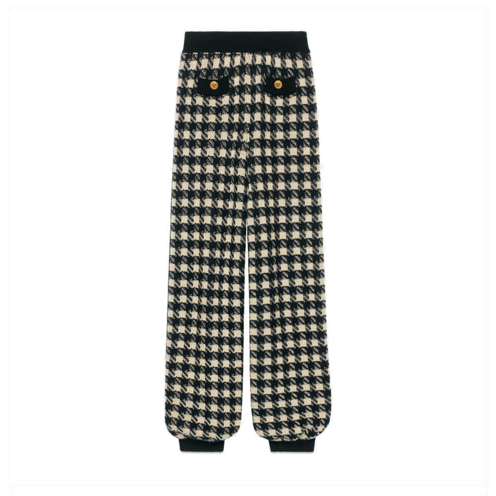 Gucci Houndstooth Track Bottoms 596844