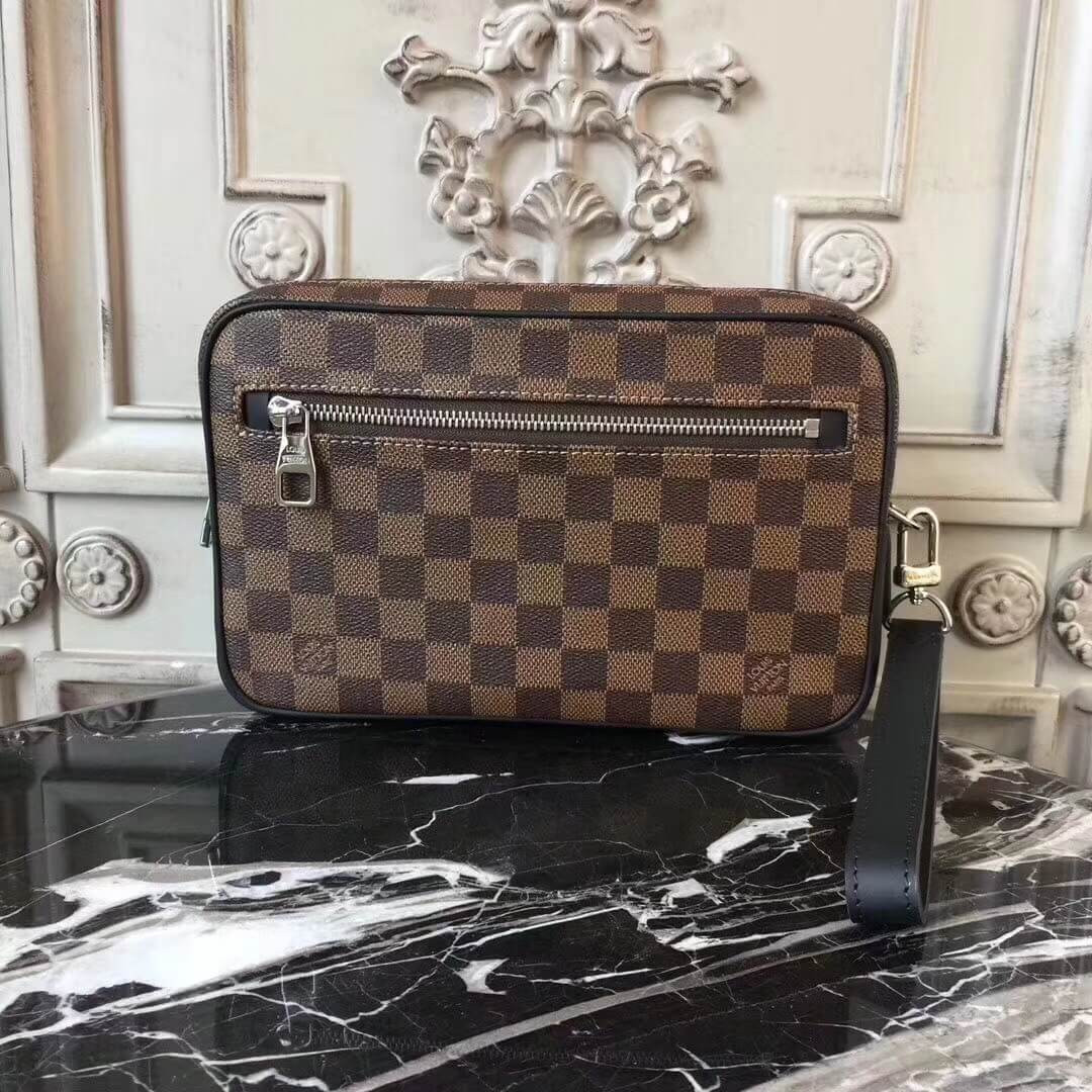 Louis Vuitton Damier Ebene Canvas Kasai Clutch N41663