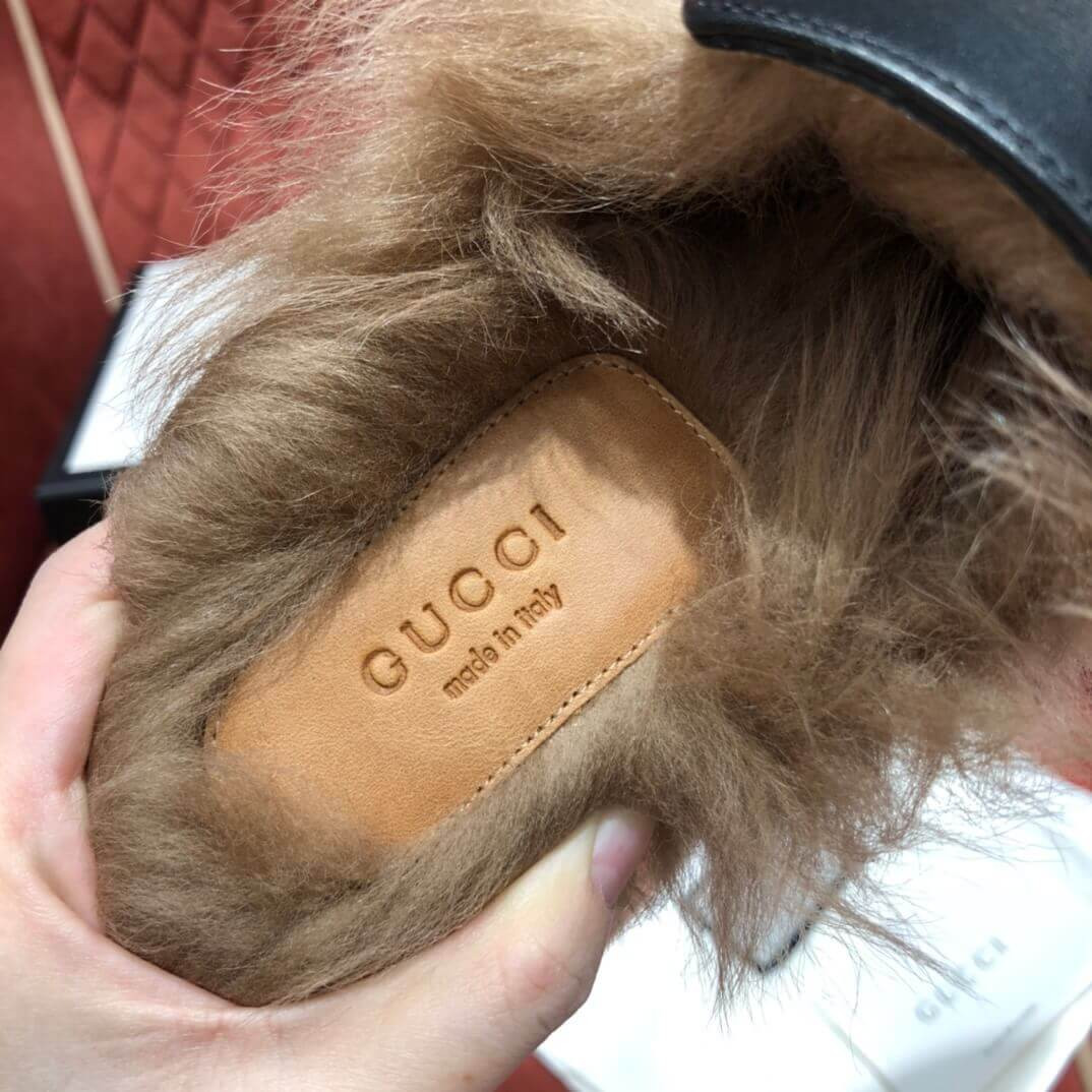 Gucci Princetown Leather Slipper 397749