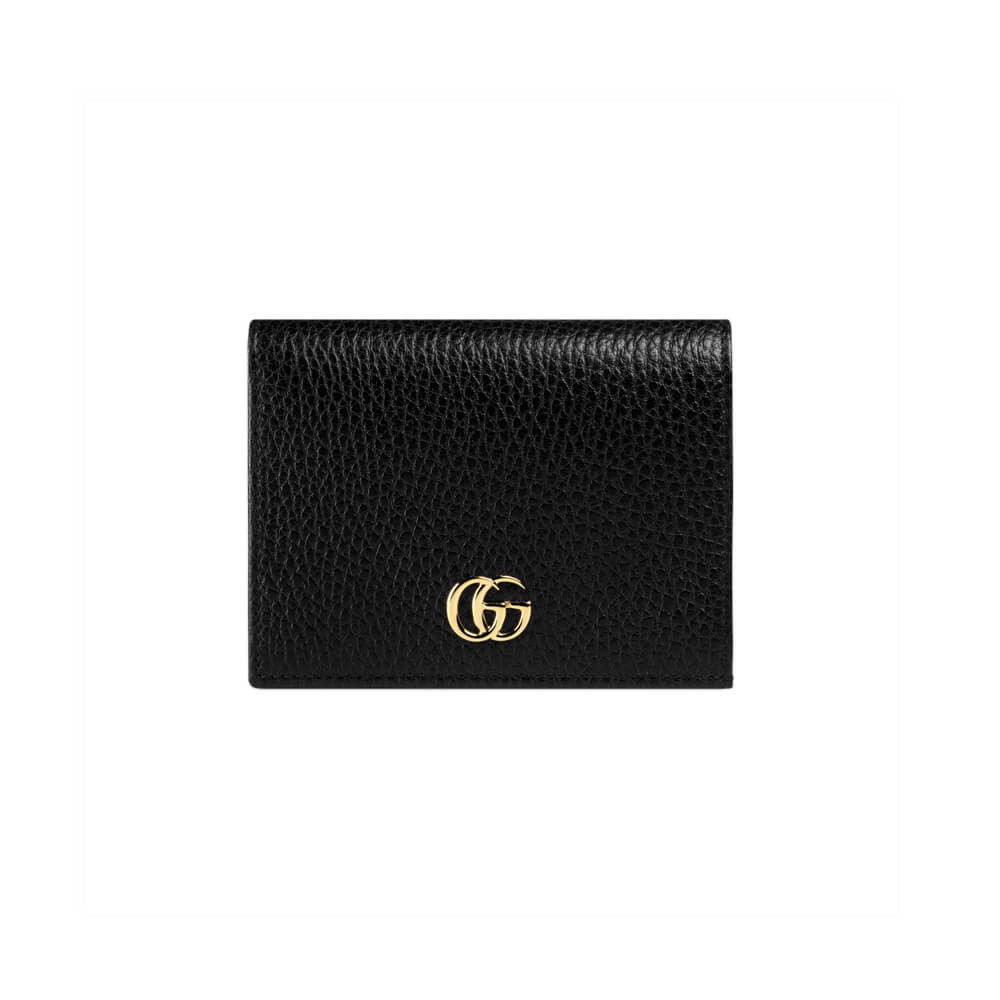 Gucci Leather Card Case Wallet 456126
