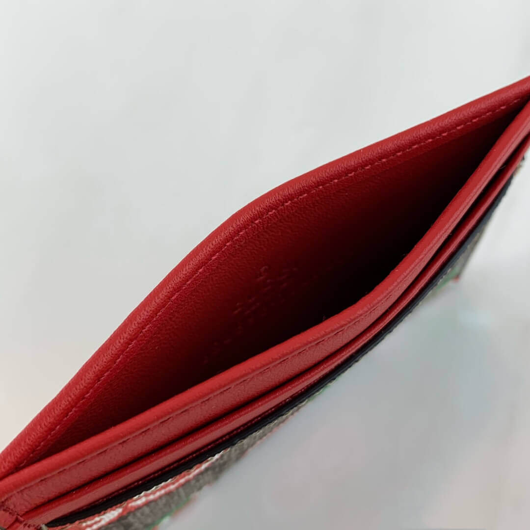 Gucci GG Apple Print Card Case 624898