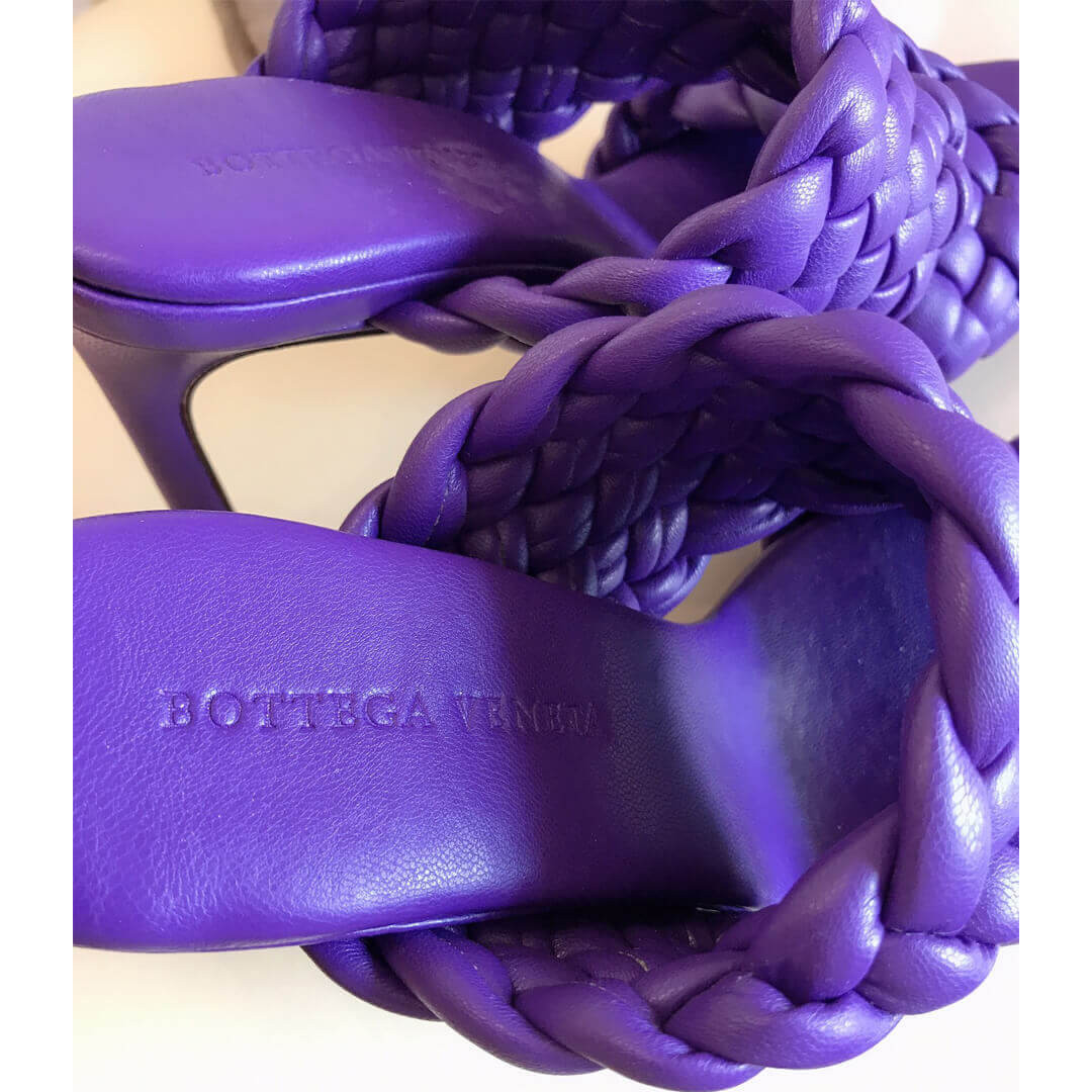 Bottega Veneta BV Curve Sandals 621213 Purple