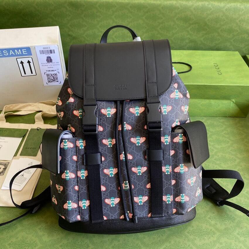 Gucci Bestiary Backpack With Bees 495563