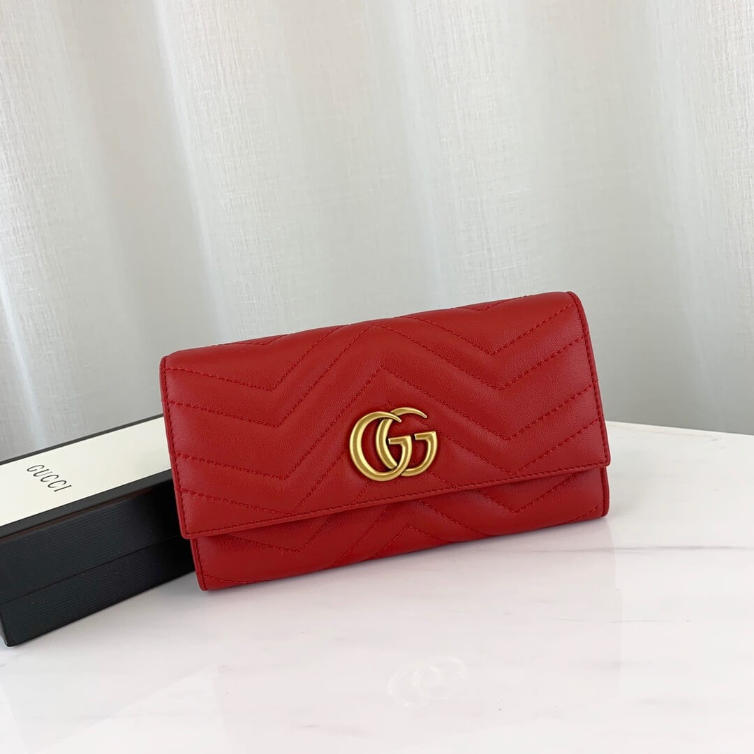 Gucci GG Marmont Continental Wallet 443436