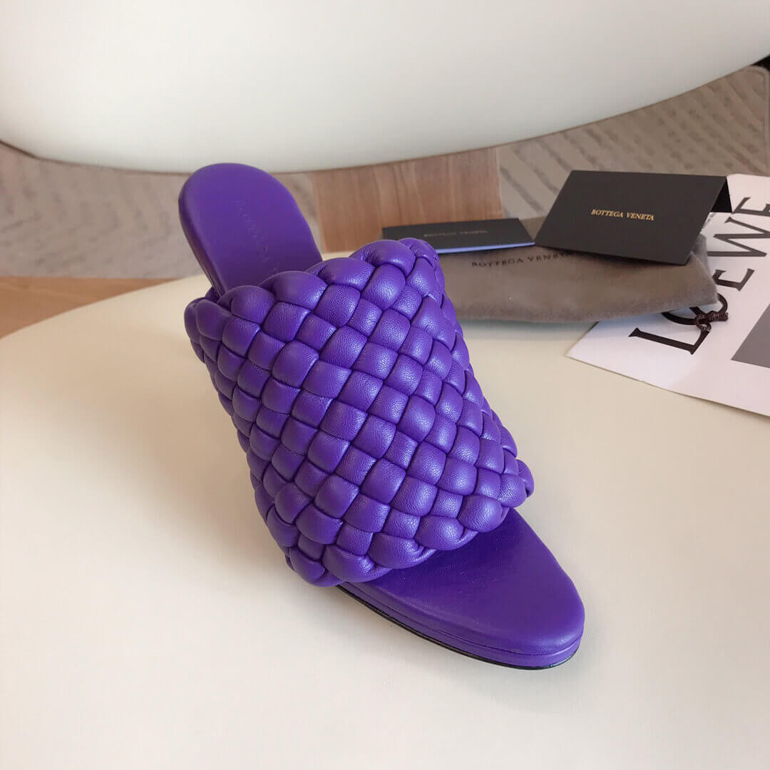 Bottega Veneta BV Curve Sandals 621340 Purple