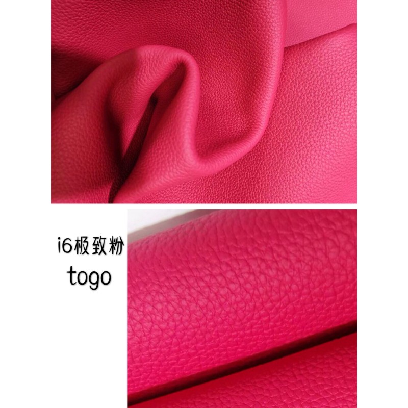 Hermes makes exclusive leather Togo calfskin: Pink