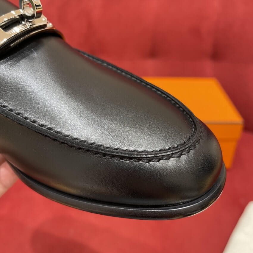 Hermes Calfskin Kelly Destin Loafer H212114 Black