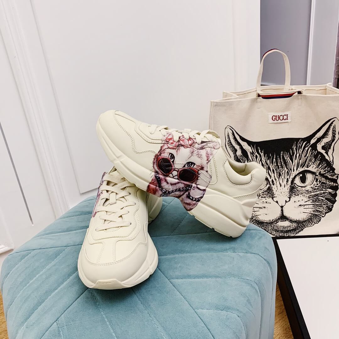 Gucci Rhyton Sneaker With Mystic Cat 609343
