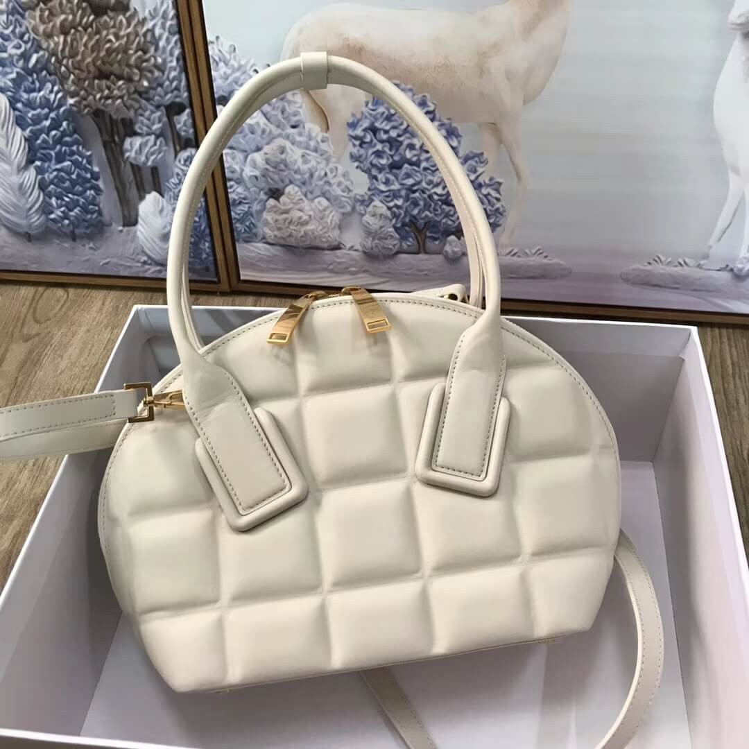 Bottega Veneta Swoop Small Leather Bowling Bag 6610