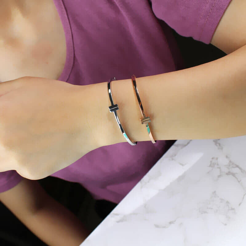 Tiffany & Co T1 Narrow Wire Bracelet 7764