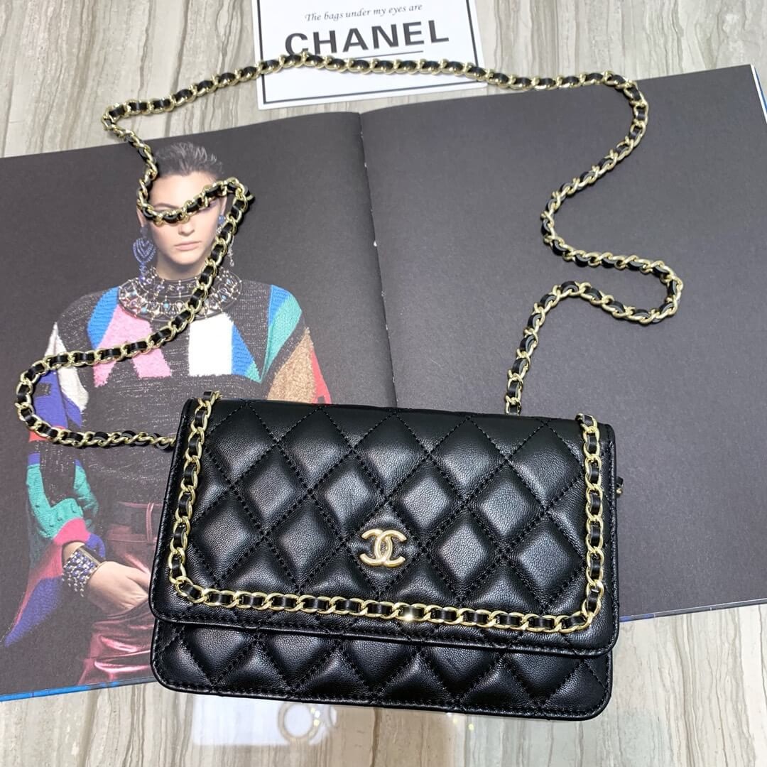 Chanel Lambskin Chain Bag 86058