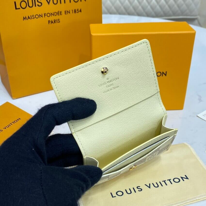 Louis Vuitton Damier Azur Enveloppe Carte De Visite