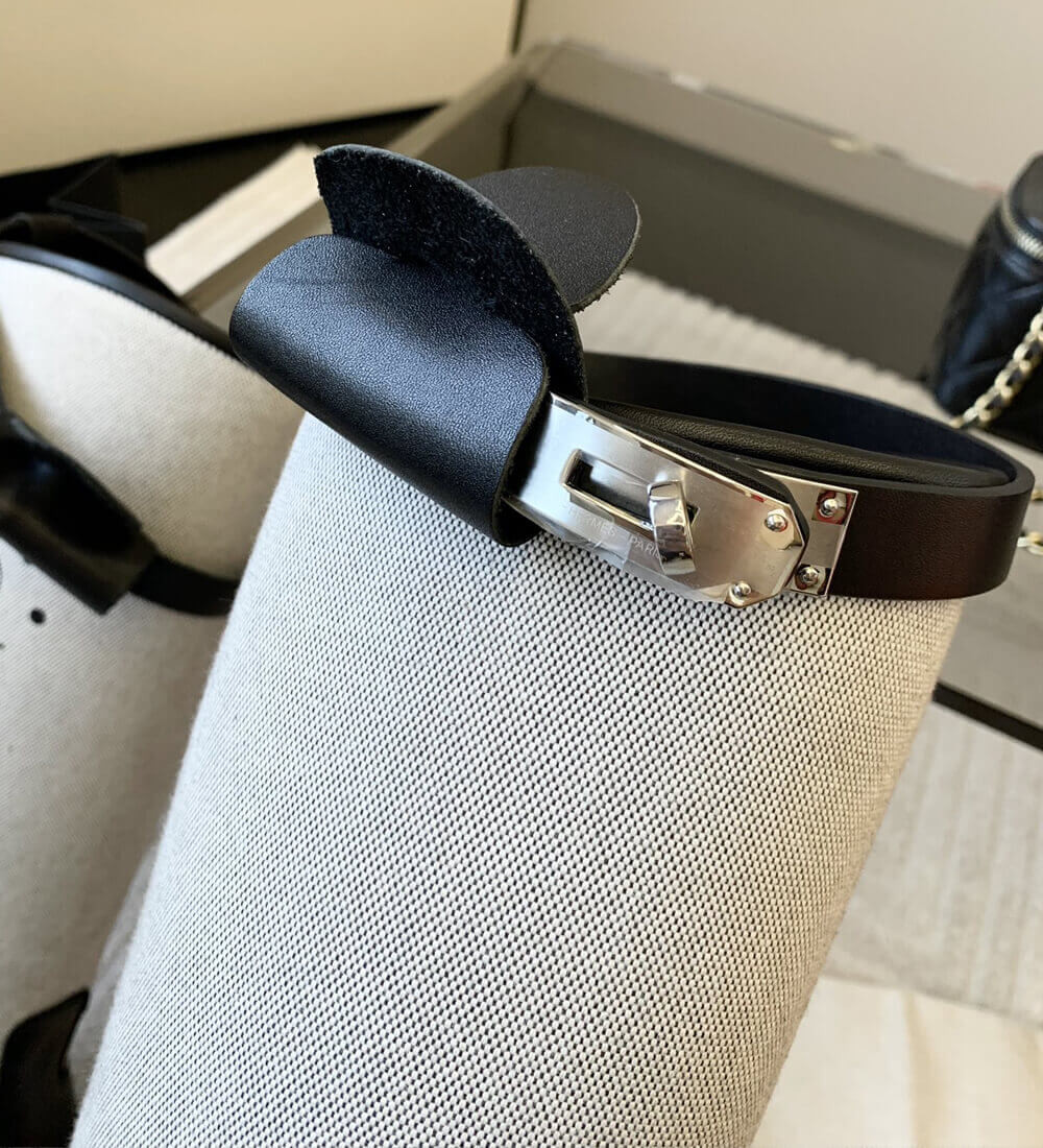 Hermes Box Calfskin and Canvas Jumping Boots H231081