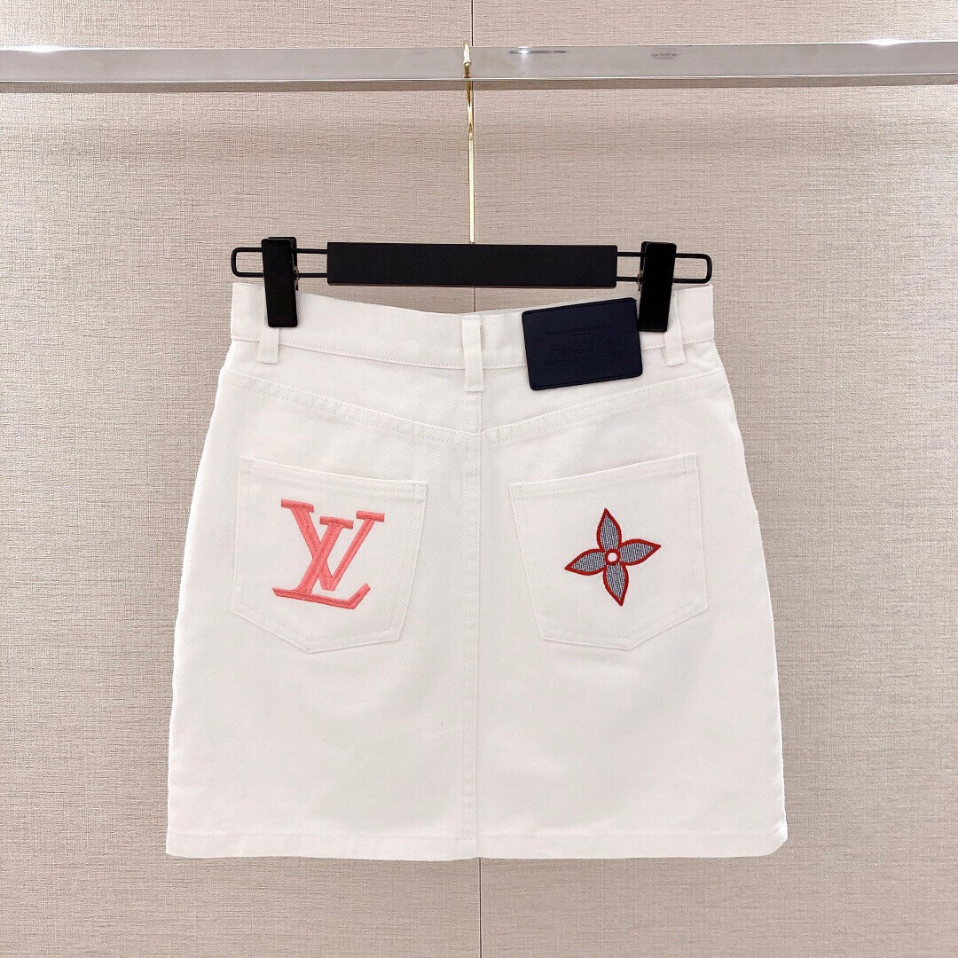 Louis Vuitton Multicolor Monogram Mini Skirt 1A9UNG