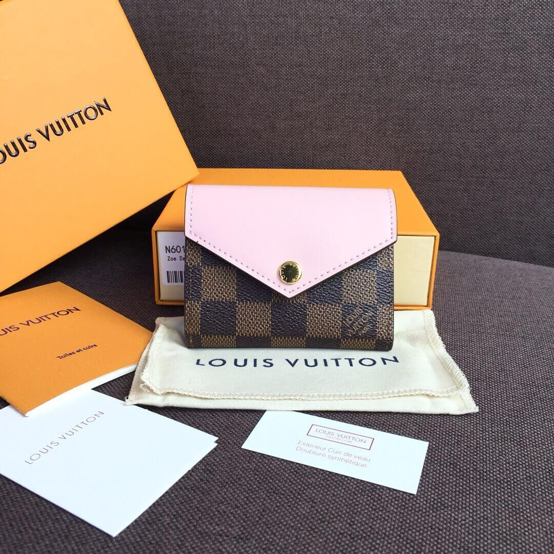 Louis Vuitton Monogram Canvas Zoe Wallet N60166 N60167