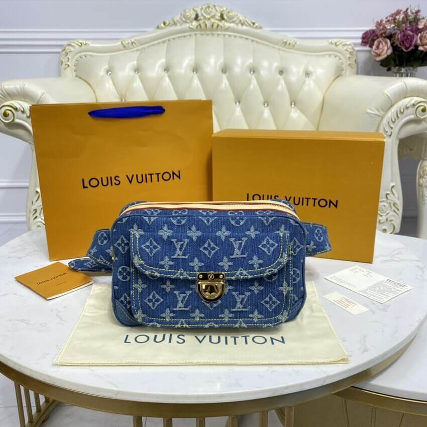 Louis Vuitton Monogram Denim Bum Waist Bag M95347