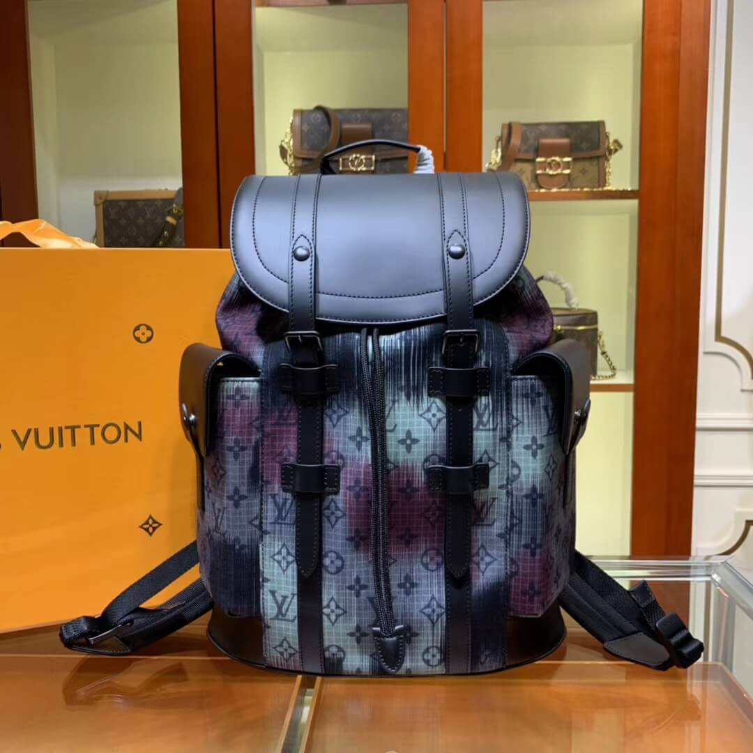 Louis Vuitton Monogram Denim Christopher PM Backpack M55699