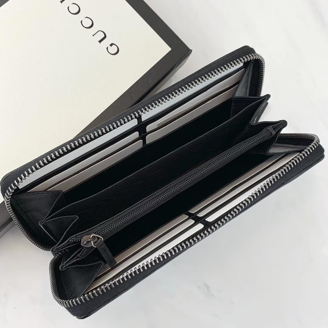 Gucci Signature Zip Around Wallet 291105