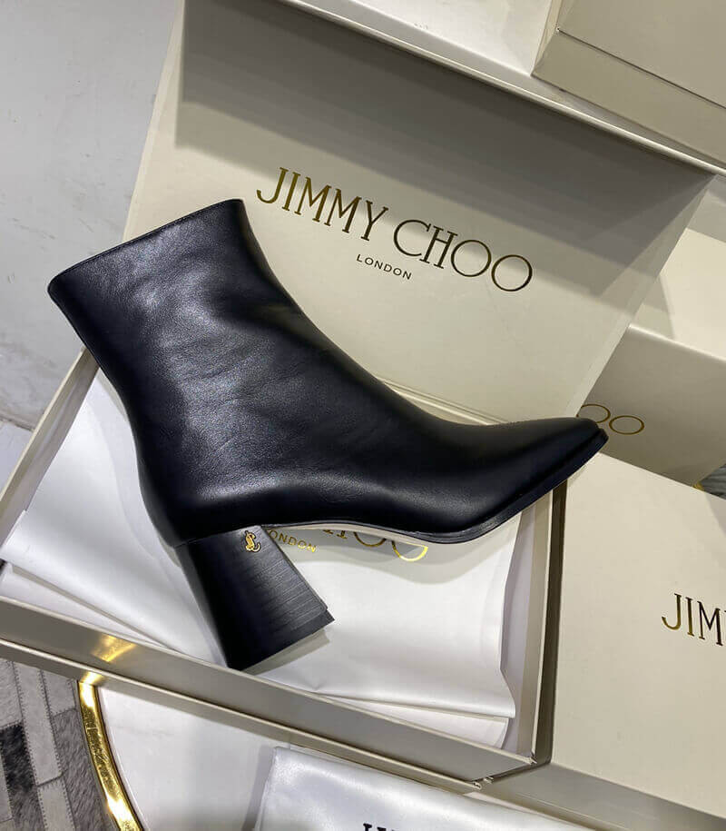 Jimmy Choo Bryelle 65 Leather Ankle Boots J172