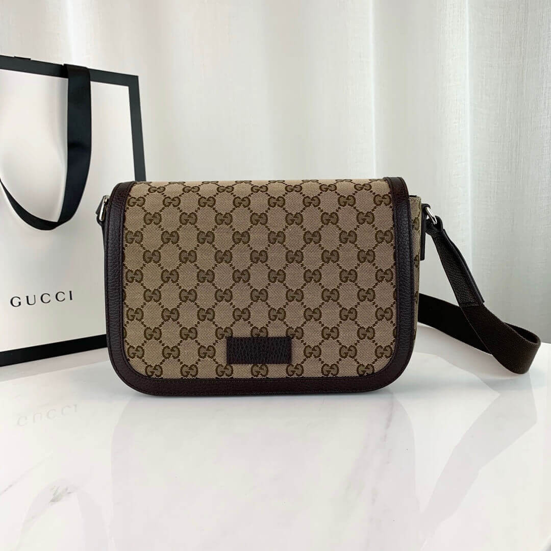 Gucci GG Canvas Medium Messenger 449172
